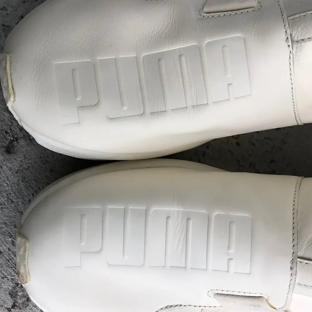 Puma leather sneakers